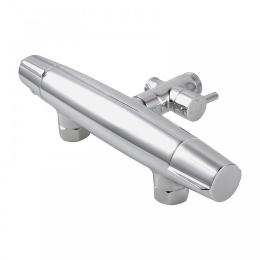 OPAL ROUND RAIN SHOWER SET WITH OUTER MIXER