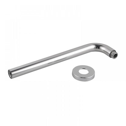 OPAL ROUND WALL MOUNT SHOWER ARM 400MM - 2 COLOURS - The Tile Collection™