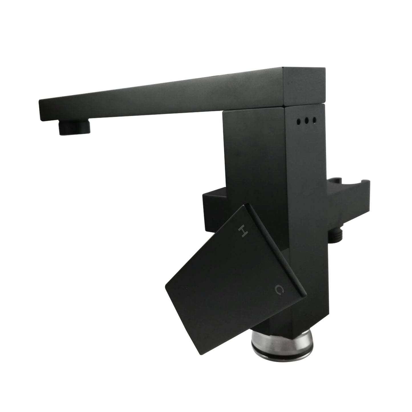 FUSION SQUARE FREESTANDING BATH FILLER & MIXER WITH HANDHELD SHOWER - 2 COLOURS - The Tile Collection™