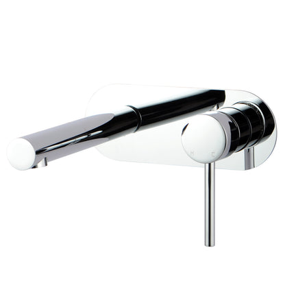 OPAL ROUND WALL MOUNTED MIXER & SPOUT SET - 2 COLOURS - The Tile Collection™