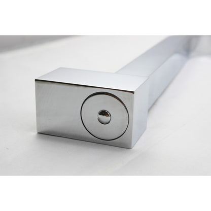 SWIVEL SQUARE SLIM CHROME WALL MOUNT SHOWER ARM 400MM - The Tile Collection™