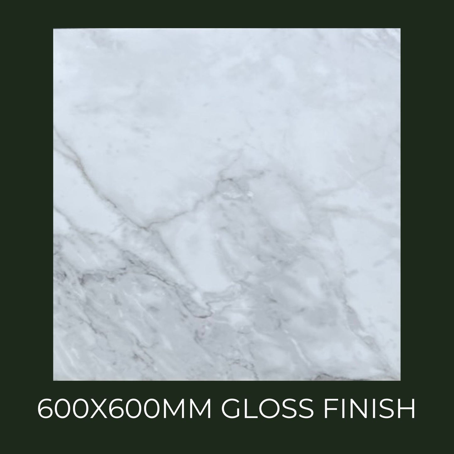 STATUARIO GLOSS PORCELAIN TILE (PHO6419L) 600X600MM - $59/SQM - The Tile Collection™