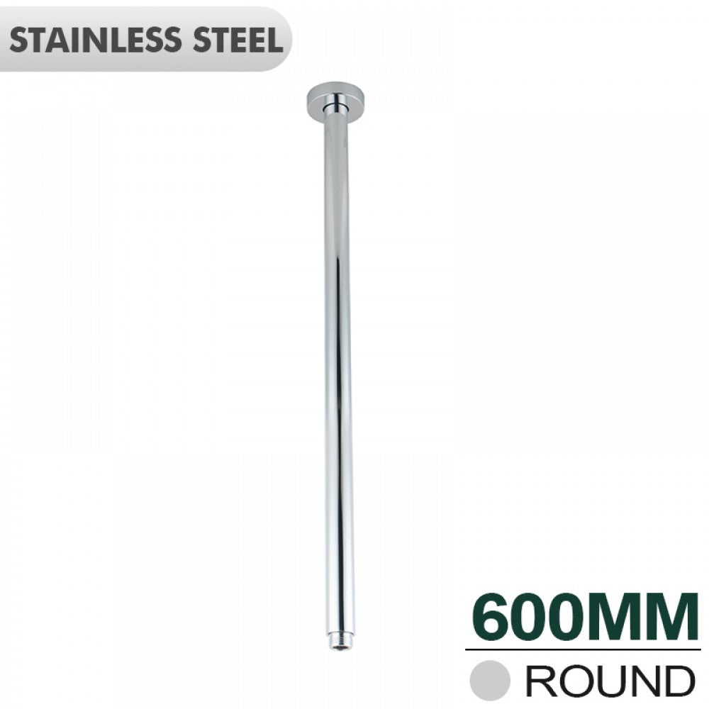 OPAL ROUND CEILING SHOWER ARM - 2 COLOURS