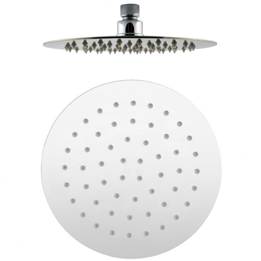 OPAL ROUND ULTRA SLIM STAINLESS STEEL RAIN SHOWER HEAD - 2 COLOURS