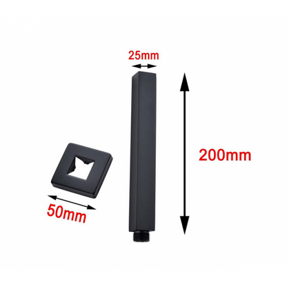 FUSION SQUARE CEILING SHOWER ARM - 2 COLOURS - The Tile Collection™