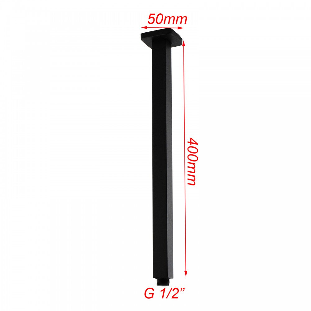 FUSION SQUARE CEILING SHOWER ARM - 2 COLOURS - The Tile Collection™