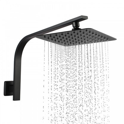 FUSION SQUARE ULTRA SLIM STAINLESS STEEL RAIN SHOWER HEAD - 4 COLOURS