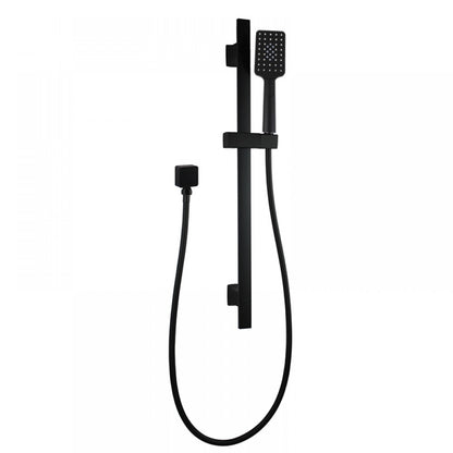 FUSION SLIM SQUARE SHOWER SLIDE WITH 3 FUNCTION HANDHELD SHOWER - 2 COLOURS - The Tile Collection™