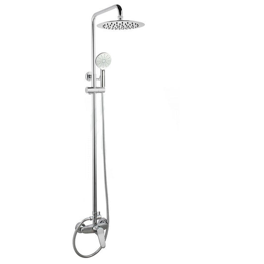 OPAL ROUND 3 IN 1 SHOWER STATION WITH OUTER MIXER - 2 COLOURS