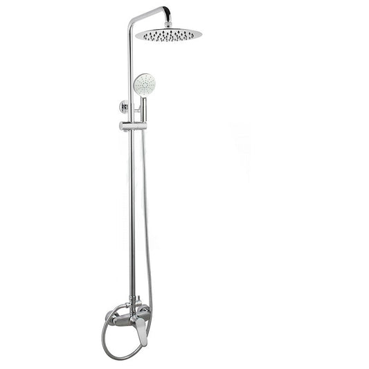 OPAL ROUND 3 IN 1 SHOWER STATION WITH OUTER MIXER - 2 COLOURS - The Tile Collection™