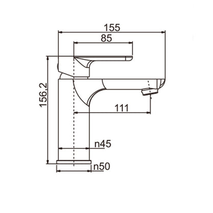 SOHO BASIN MIXER - 4 COLOURS