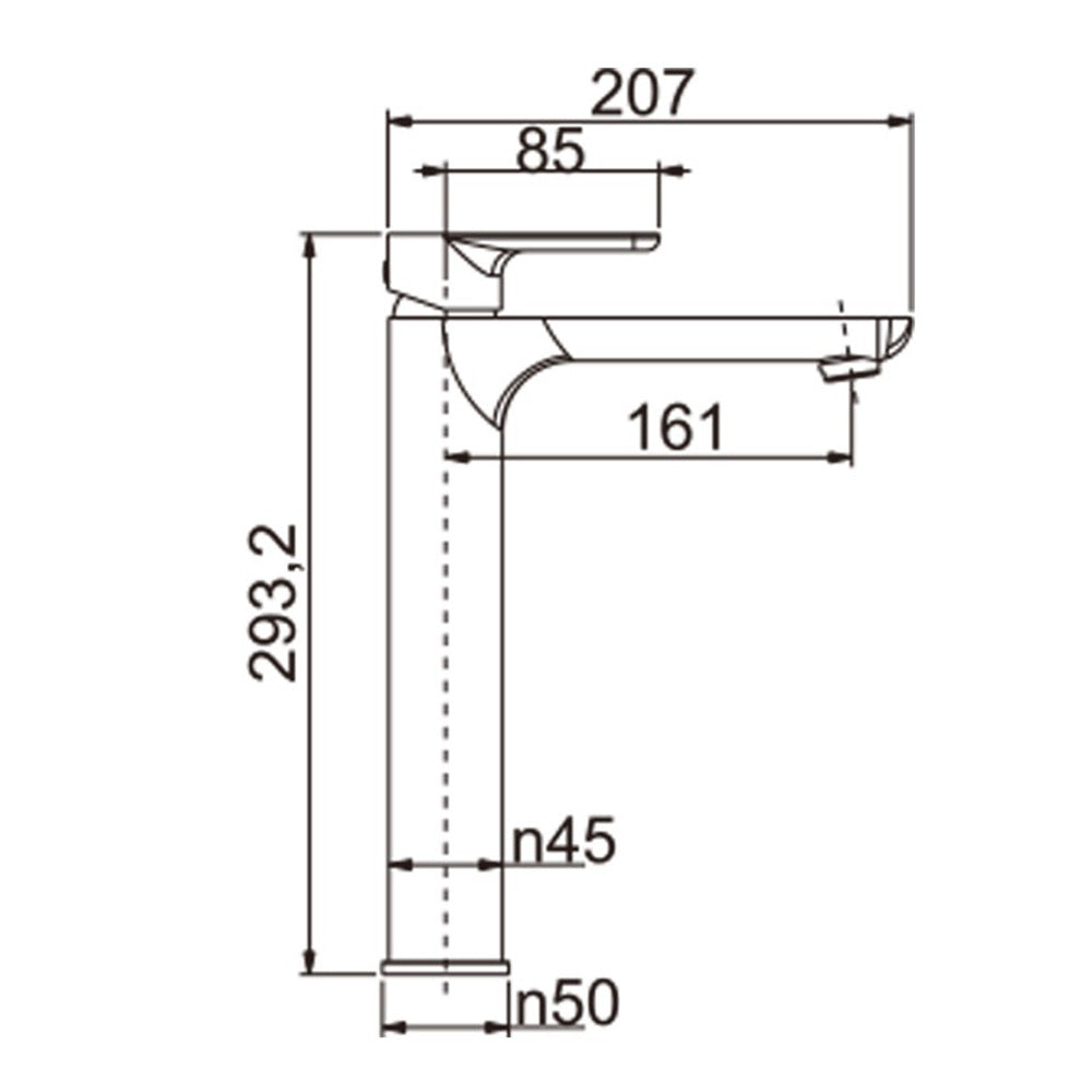 SOHO TALL BASIN MIXER - 2 COLOURS - The Tile Collection™