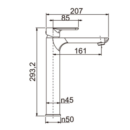 SOHO TALL BASIN MIXER - 2 COLOURS - The Tile Collection™