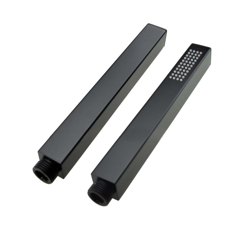 FUSION SQUARE FREESTANDING BATH FILLER & MIXER WITH HANDHELD SHOWER - 2 COLOURS - The Tile Collection™