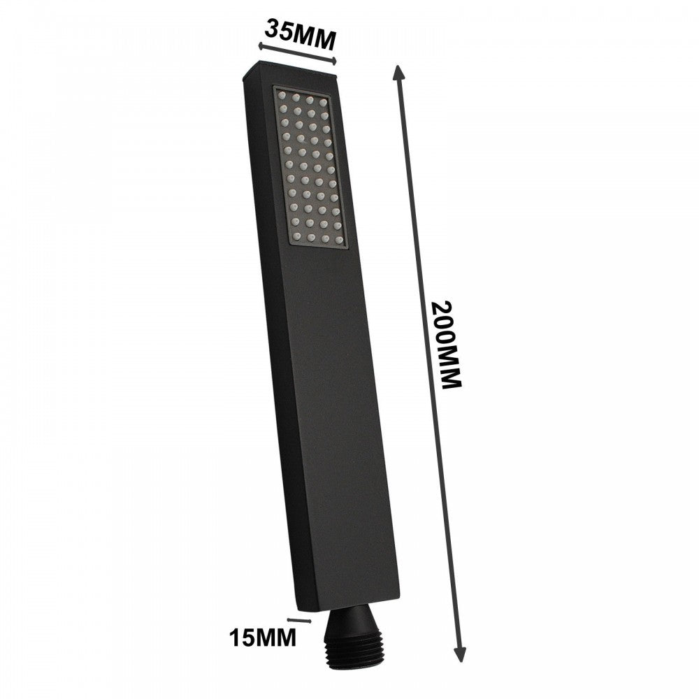 FUSION SQUARE BRASS HAND SHOWER - 2 COLOURS