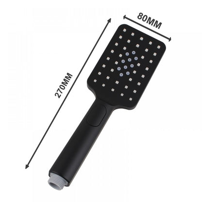 FUSION SLIM SQUARE SHOWER SLIDE WITH 3 FUNCTION HANDHELD SHOWER - 2 COLOURS - The Tile Collection™